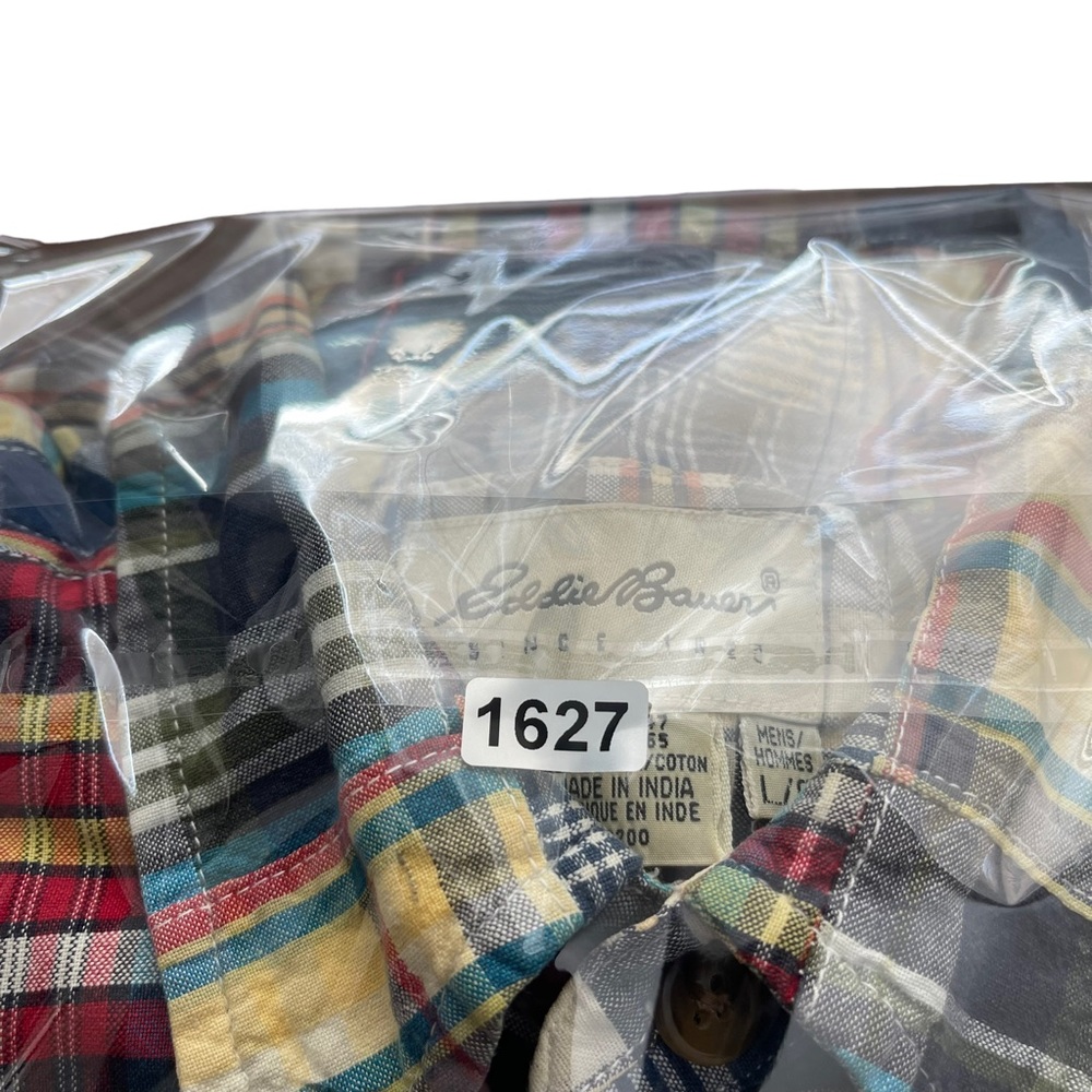 Eddie Bauer Men’s Multicolor Patchwork Quilted Sh… - image 8